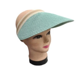 Casquette Visière En Fibre De Papier Avec Bande Contrastée 40 Casquette Visière En Fibre De Papier Avec Bande Contrastée -Accessoires De Mode pdtimg 4956926hd