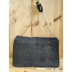 Sac Bandoulière Imitation De Denim à Détails De Boutons -Accessoires De Mode pdtimg 4958615hd