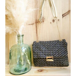 Sac Bandoulière En Raphia Matelassé à Détails Vagues -Accessoires De Mode pdtimg 4958735hd