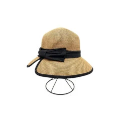 Chapeau En Paille De Papier Et Noeud Papillon Décoratif -Accessoires De Mode pdtimg 4959840hd
