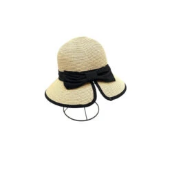 Chapeau En Paille De Papier Et Noeud Papillon Décoratif -Accessoires De Mode pdtimg 4959843hd