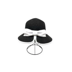 Chapeau En Paille De Papier Et Noeud Papillon Décoratif -Accessoires De Mode pdtimg 4959845hd