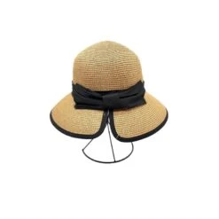 Chapeau En Paille De Papier Et Noeud Papillon Décoratif -Accessoires De Mode pdtimg 4959848hd
