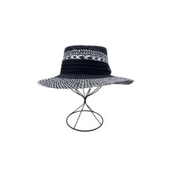 Chapeau De Soleil En Papier Relevé D’un Galon En Tissu -Accessoires De Mode pdtimg 4959863hd