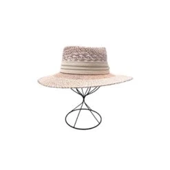 Chapeau De Soleil En Papier Relevé D’un Galon En Tissu -Accessoires De Mode pdtimg 4959864hd