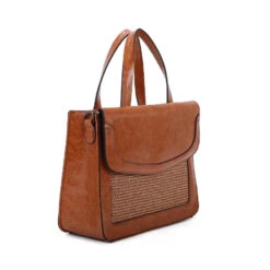 Grand Sac Cabas En Simili Cuir Avec Une Face Avant Tissé 36 Grand Sac Cabas En Simili Cuir Avec Une Face Avant Tissé -Accessoires De Mode pdtimg 4961273hd
