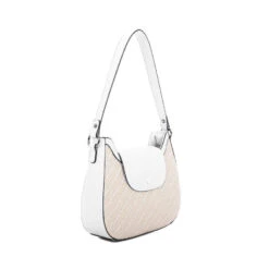 Sac Porté épaule Bimatière à Zip Et Rabat Fermeture Aimant -Accessoires De Mode pdtimg 4961670hd