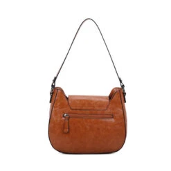 Sac Porté épaule Bimatière à Zip Et Rabat Fermeture Aimant -Accessoires De Mode pdtimg 4961679hd