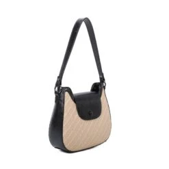 Sac Porté épaule Bimatière à Zip Et Rabat Fermeture Aimant -Accessoires De Mode pdtimg 4961681hd