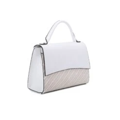 Sac à Main Bimatière Zippé Avec Rabat Aimant Et Poignée -Accessoires De Mode pdtimg 4961727hd