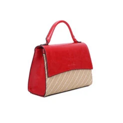 Sac à Main Bimatière Zippé Avec Rabat Aimant Et Poignée -Accessoires De Mode pdtimg 4961730hd