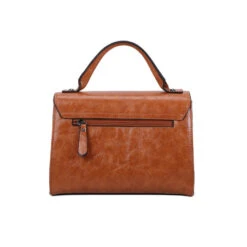 Sac à Main Bimatière Zippé Avec Rabat Aimant Et Poignée -Accessoires De Mode pdtimg 4961735hd