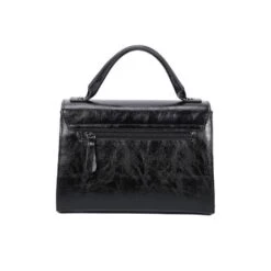 Sac à Main Bimatière Zippé Avec Rabat Aimant Et Poignée -Accessoires De Mode pdtimg 4961738hd