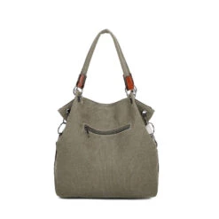 Sac Cabas En Toile Avec Motif Color Block Carré Sur L'avant -Accessoires De Mode pdtimg 4964226hd