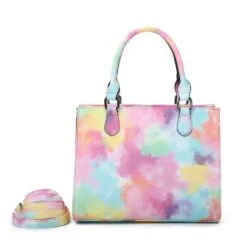 Sac Cabas à Deux Anses Porté Main Avec Un Imprimé Tie And Dye -Accessoires De Mode pdtimg 4964250hd