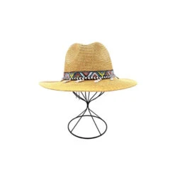 Chapeau Fedora à Décoration Bohème Autour Du Calotte -Accessoires De Mode pdtimg 4964574hd