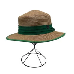 Chapeau Canotier Avec Ruban Et Le Rebord En Tissu Vert 13 Chapeau Canotier Avec Ruban Et Le Rebord En Tissu Vert -Accessoires De Mode pdtimg 4964590hd