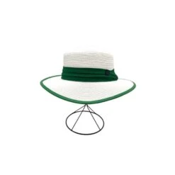 Chapeau Canotier Avec Ruban Et Le Rebord En Tissu Vert 11 Chapeau Canotier Avec Ruban Et Le Rebord En Tissu Vert -Accessoires De Mode pdtimg 4964592hd