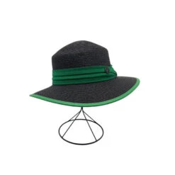 Chapeau Canotier Avec Ruban Et Le Rebord En Tissu Vert 12 Chapeau Canotier Avec Ruban Et Le Rebord En Tissu Vert -Accessoires De Mode pdtimg 4964593hd