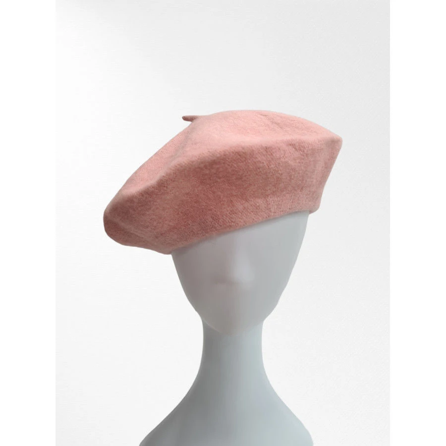 Béret Rond Uni Style Classique Composé De Laine Majoritaire 22 Béret Rond Uni Style Classique Composé De Laine Majoritaire – Image 20