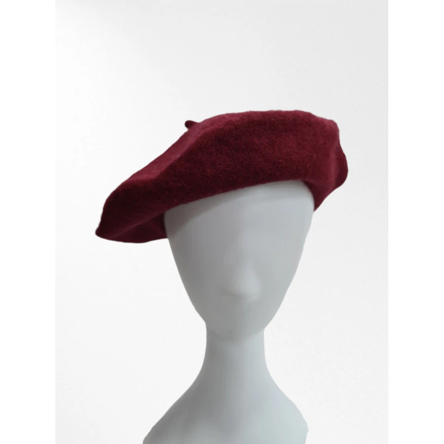Béret Rond Uni Style Classique Composé De Laine Majoritaire 8 Béret Rond Uni Style Classique Composé De Laine Majoritaire – Image 6