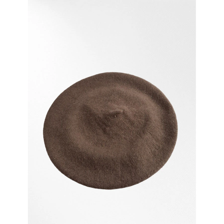 Béret Rond Uni Style Classique Composé De Laine Majoritaire 19 Béret Rond Uni Style Classique Composé De Laine Majoritaire – Image 17