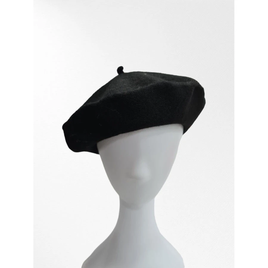 Béret Rond Uni Style Classique Composé De Laine Majoritaire 20 Béret Rond Uni Style Classique Composé De Laine Majoritaire – Image 18