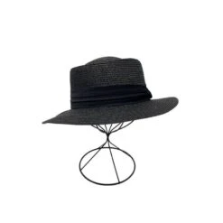 Chapeau Canotier à Bords Plats Avec Un Ruban Décoratif -Accessoires De Mode pdtimg 4969246hd