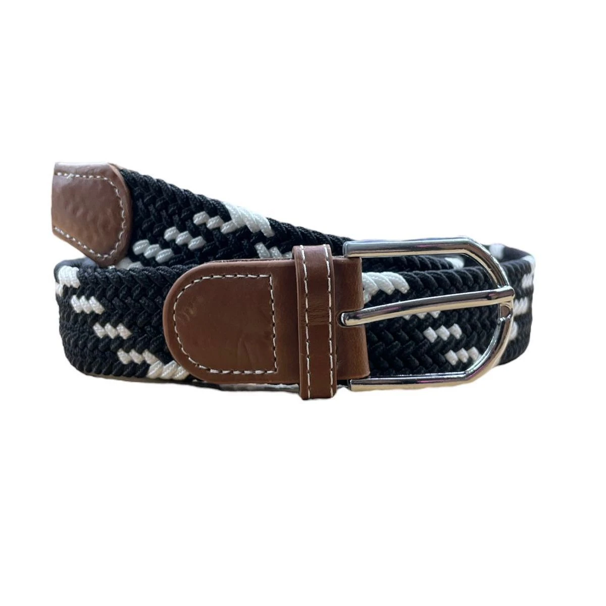 Ceinture En élastique Tressée à Boucle De Fermeture Métal Coloris MIX 5 Ceinture En élastique Tressée à Boucle De Fermeture Métal Coloris MIX – Image 3