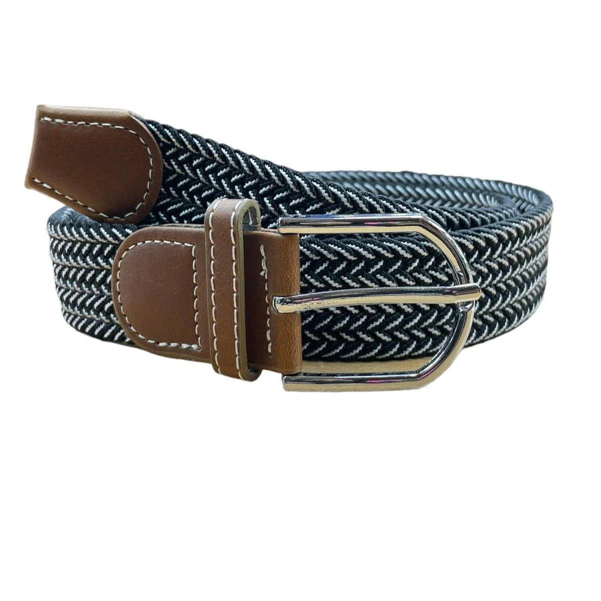 Ceinture Tressage élastique Texturé Avec Boucle En Métal Coloris MIX 9 Ceinture Tressage élastique Texturé Avec Boucle En Métal Coloris MIX – Image 7