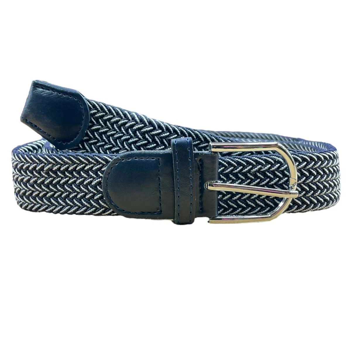 Ceinture Tressage élastique Texturé Avec Boucle En Métal Coloris MIX 5 Ceinture Tressage élastique Texturé Avec Boucle En Métal Coloris MIX – Image 3