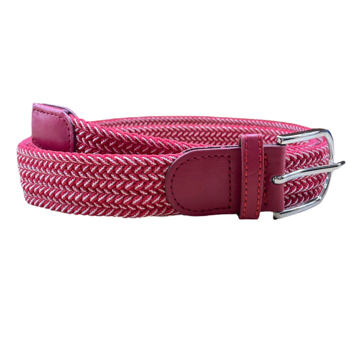 Ceinture Tressage élastique Texturé Avec Boucle En Métal Coloris MIX 6 Ceinture Tressage élastique Texturé Avec Boucle En Métal Coloris MIX – Image 4