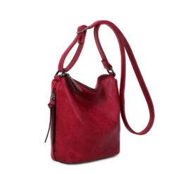 Sac Zippé Porté Travers En Similicuir Souple -Accessoires De Mode pdtimg 4979452hd