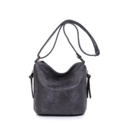 Sac Zippé Porté Travers En Similicuir Souple -Accessoires De Mode pdtimg 4979454hd