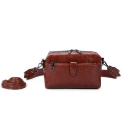 Sac Bandoulière Zippé Avec Languette à Bouton Magnétique -Accessoires De Mode pdtimg 4983666hd