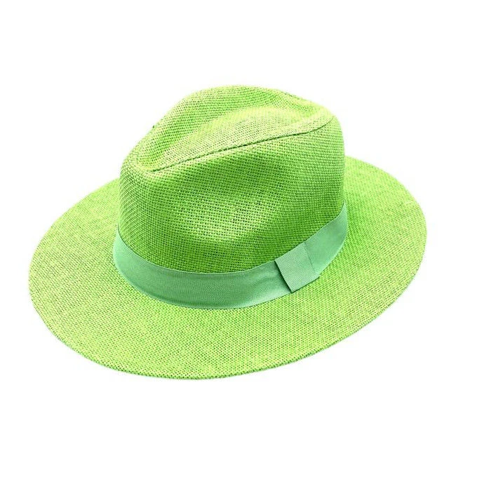 Chapeau Panama Avec Un Ruban Uni 7 Chapeau Panama Avec Un Ruban Uni – Image 5