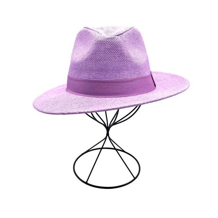 Chapeau Panama Avec Un Ruban Uni 9 Chapeau Panama Avec Un Ruban Uni – Image 7