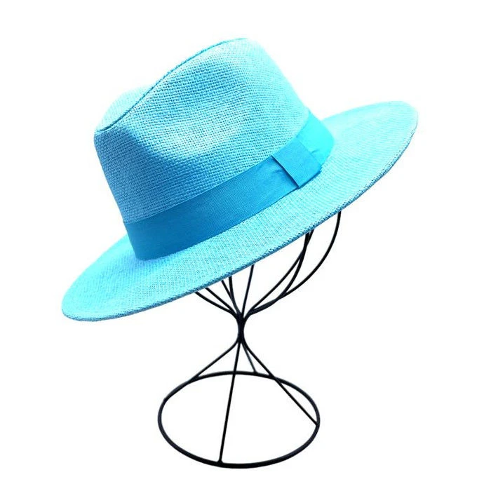 Chapeau Panama Avec Un Ruban Uni 19 Chapeau Panama Avec Un Ruban Uni – Image 17
