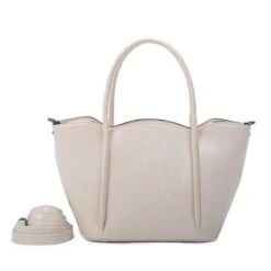 Sac à Main Cabas Zippé Avec Bordures Festonnées -Accessoires De Mode pdtimg 4988144hd