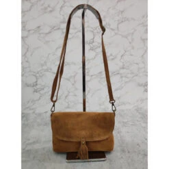 Sac Pochette Besace à Rabat En Croûte De Cuir Daim -Accessoires De Mode pdtimg 4994530hd