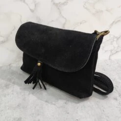 Sac Pochette Besace à Rabat En Croûte De Cuir Daim -Accessoires De Mode pdtimg 4994535hd