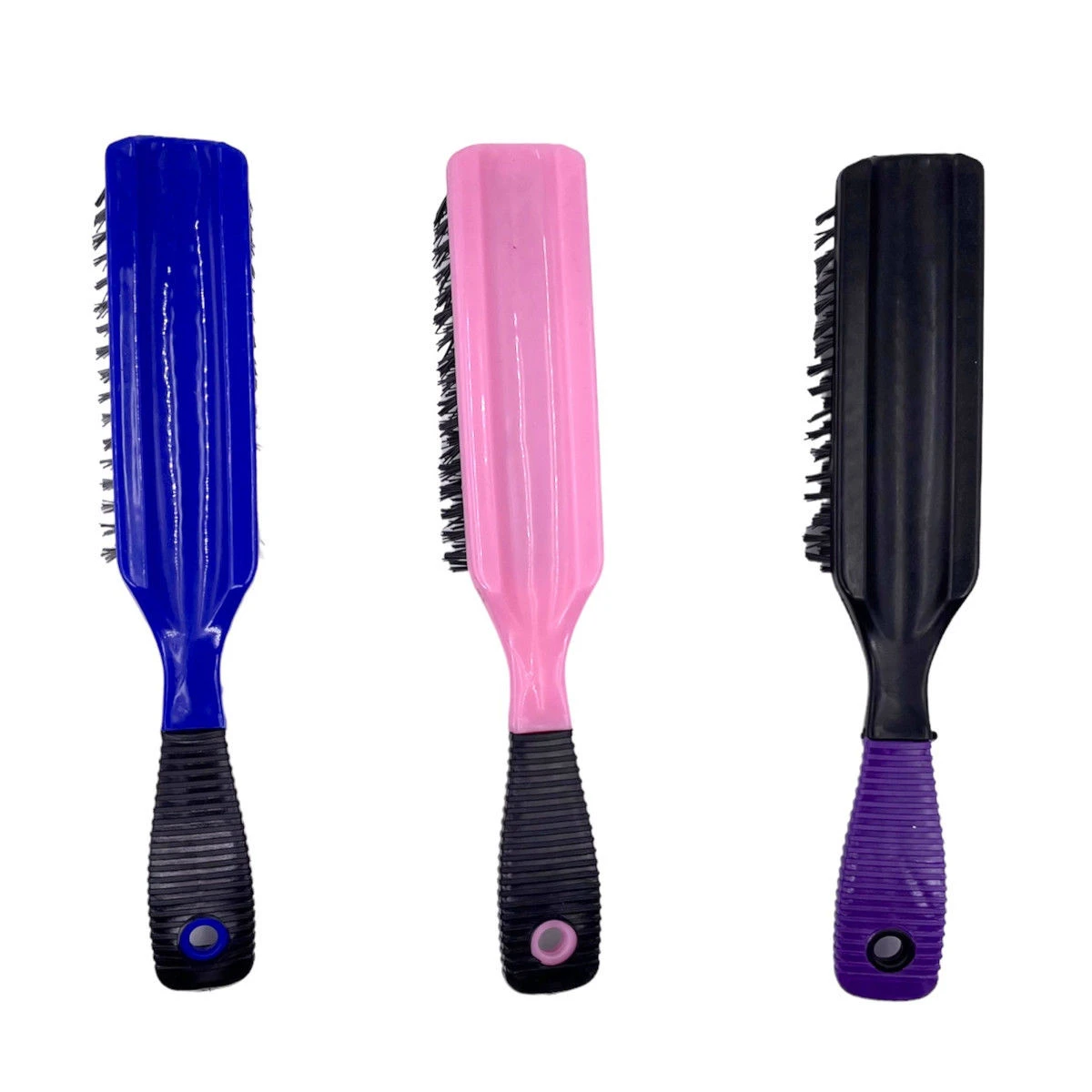 Brosse à Cheveux Plastique Avec Poignée Design Rainuré 4 Brosse à Cheveux Plastique Avec Poignée Design Rainuré – Image 2