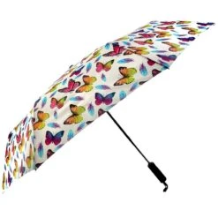 Parapluie Pliant En Fibre De Polyester Orné D'un Motif -Accessoires De Mode pdtimg 4996139hd