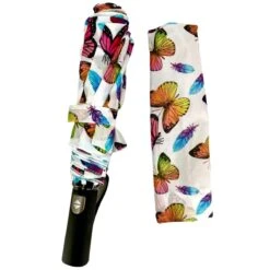 Parapluie Pliant En Fibre De Polyester Orné D'un Motif -Accessoires De Mode pdtimg 4996141hd
