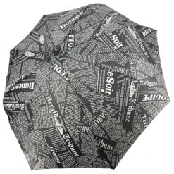 Parapluie Pliant En Tissu De Polyester Avec Un Imprimé -Accessoires De Mode pdtimg 4996177hd