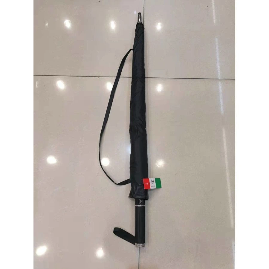 Grand Parapluie Canne Noir Chic Avec Ouverture Automatique 9 Grand Parapluie Canne Noir Chic Avec Ouverture Automatique – Image 7