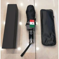 Parapluie Anti-tempête Ouverture Automatique En Polyester Noir à 10 Baleines -Accessoires De Mode pdtimg 4996490hd