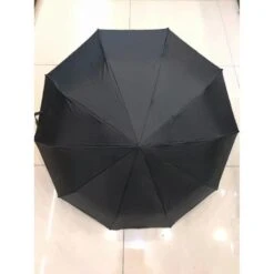 Parapluie Anti-tempête Ouverture Automatique En Polyester Noir à 10 Baleines -Accessoires De Mode pdtimg 4996492hd