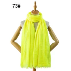 Foulard Uni En Viscose Coloris Mix -Accessoires De Mode pdtimg 4998951hd