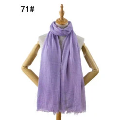 Foulard Uni En Viscose Coloris Mix -Accessoires De Mode pdtimg 4998954hd